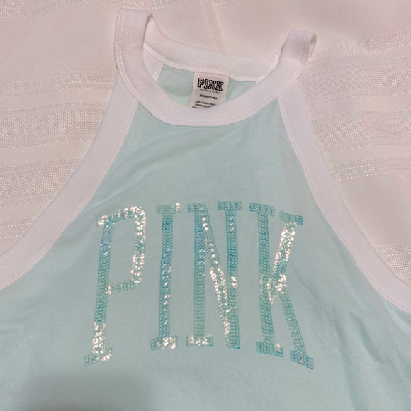 pink vs bling high neck tank - Picture 6 of 6